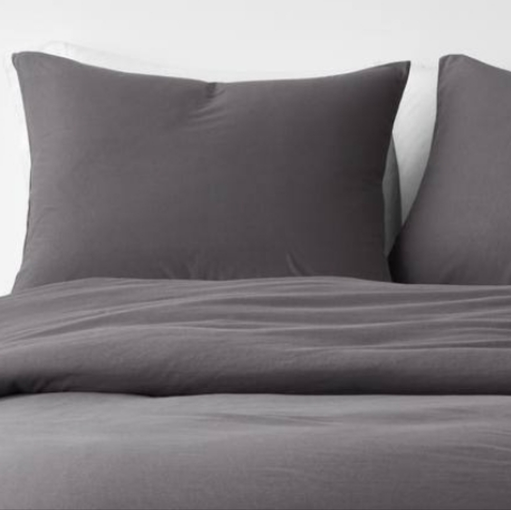 Lucky Brand Viscose‎ Blend Jersey Knit Set Of 2 Standard Pillowcases
